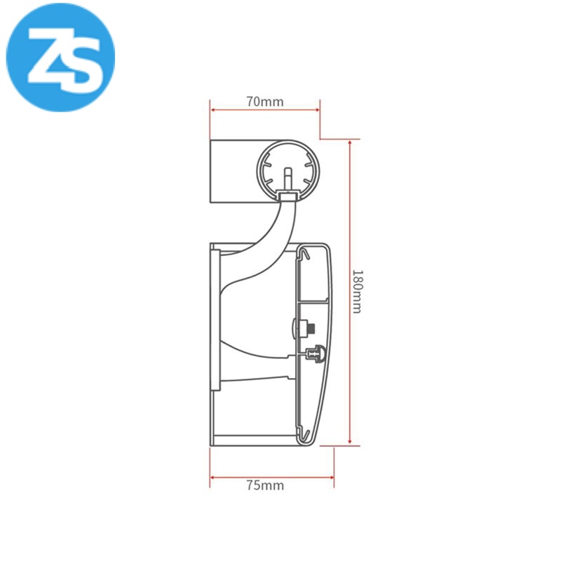 non slip hospital handrail for patient safety support