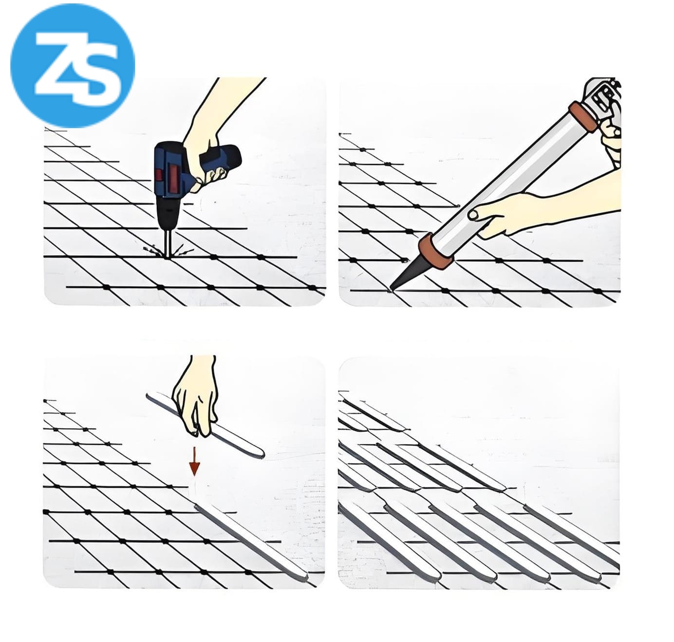 easy install tactile studs for pedestrian guidance system