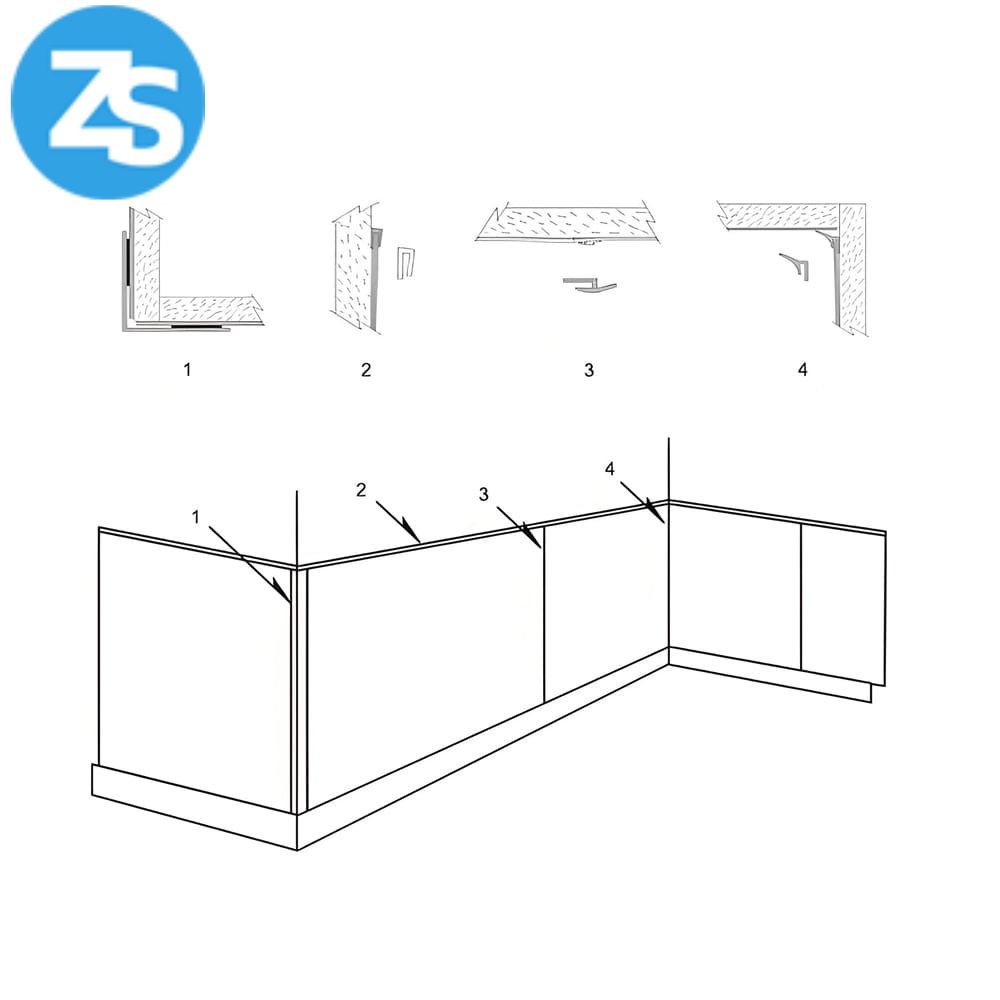 commercial building corridor wall protection panel installation